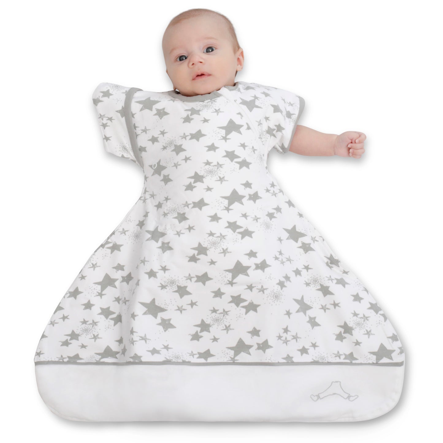 Swaddle Sack Arms Up, fits Newborn Babies 0-6 Months (Stars)